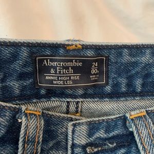 Abercrombie&Fitch Annie High Rise Wide Leg jeans